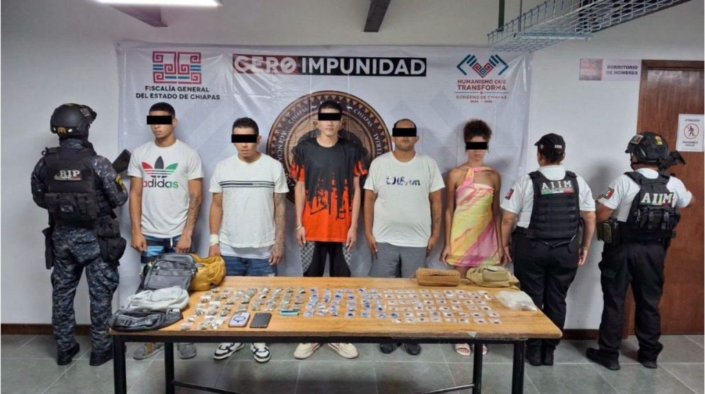 FGE y SSP desmantelan banda dedicada a la extorsión “gota a gota” en Tuxtla